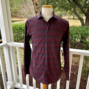 Jordan Lash Plaid Long Sleeve Shirt. Large.